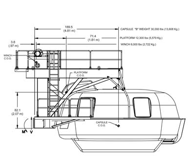 80 man lifeboat capsule