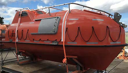 cruise lifeboat refurbishments