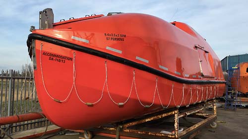 lifeboat onshore repairs