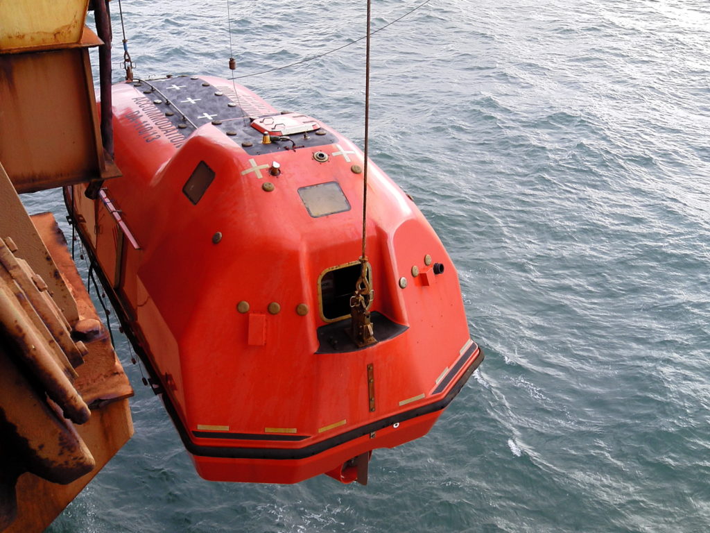  lifeboat overload testing equipment