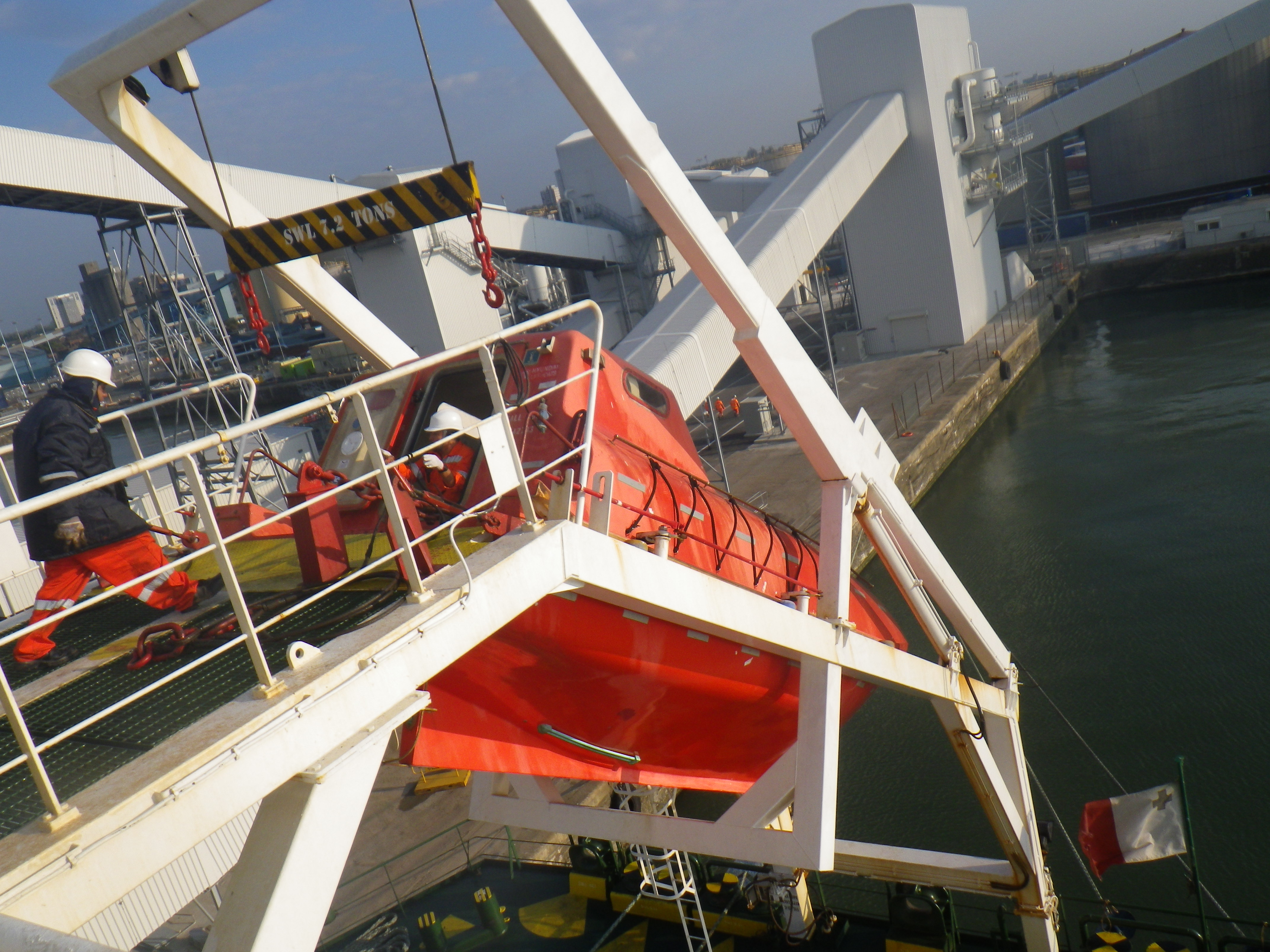 Cruise lifeboat Maintenance Cruise lifeboat Maintenance
