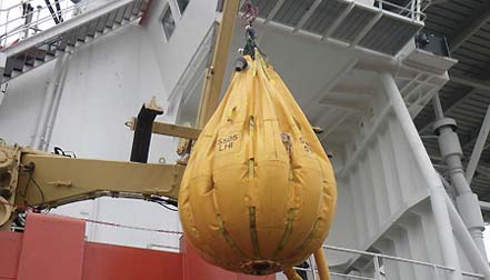 cruise lifeboat testing equipment