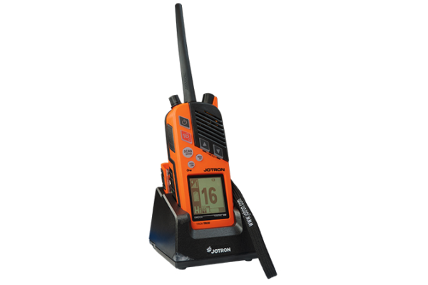 Survival Systems International Tron TR30 GMDSS and maritime VHF radio with charger and rechargeable battery